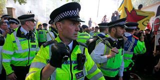 British Metropolitan Police officers