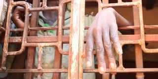 One of the “mentally ill patients” detained at The Holy Ghost Coptic Church in Kisumu County