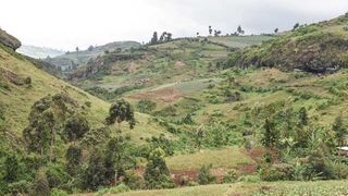 A view of Chebui cave (right), in Mount Elgon, Bungoma County
