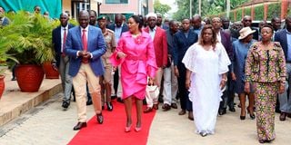 President Dr William Ruto, Reverend Teresia Wairimu, first lady Rachel Ruto