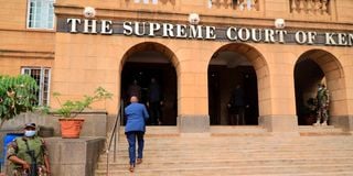 The Supreme Court building in Nairobi