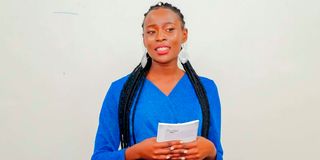 Ms Scholastica Moraa. She was the winner of the 2022 Kendeka Literary Prize for African Literature.