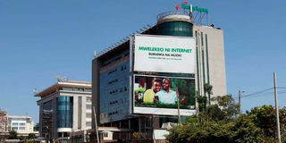 The Safaricom head office in Nairobi