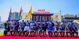President William Ruto at Police Sacco Stadium 