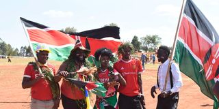 Athletics fans enjoy action during the Sirikwa Classic