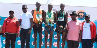 Prize giving ceremony at Sirikwa Classic