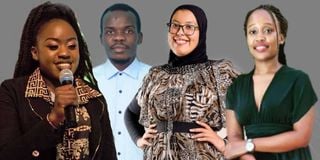 Dr Audrey Waga, Dr Bramwel Ochieng, Dr Aisha Bahmud and Dr Esther Mwinzi.