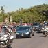 Former President Uhuru Kenyatta's motorcade