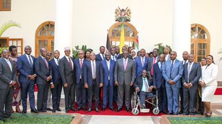Jubilee leaders photo President William Ruto Rigathi Gachagua
