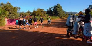 Kenya junior team trains at Kigari in Embu