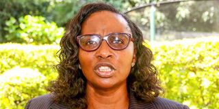 Dagoretti North MP Beatrice Elachi.