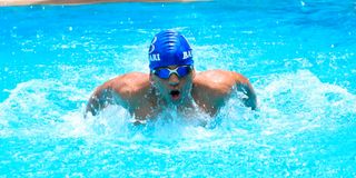 Mohammed Sheikh of Bandari Swimming Club