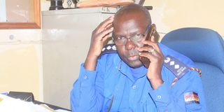 Naivasha sub-county police commander Samuel Waweru