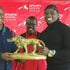 Jonathan Mueke and Pius Metto award Ferdinand Omanyala