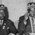 Kenya's first Vice President Jaramogi Oginga Odinga and the country's founding father Jomo Kenyatta