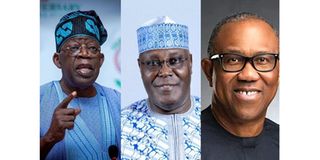 Leading candidates in Nigeria's presidential election