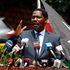 Former Agriculture Cabinet Secretary Peter Munya addressing journalists at Kilimo House, Nairobi in April 2020. 