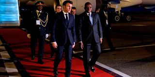 Macron in Angola