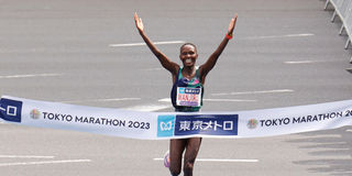 Rosemary Wanjiru wins Tokyo Marathon