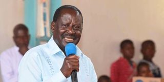 Azimio leader Raila Odinga 