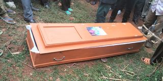 Empty coffin