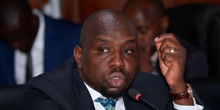 Transport Cabinet Secretary Kipchumba Murkomen