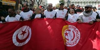 Tunisia demos