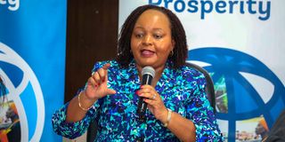 The Council of Governors (CoG) Chairperson Anne Waiguru
