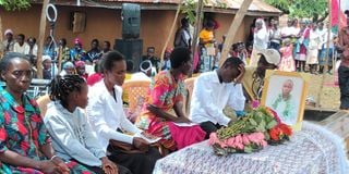 Burial of the late Kevin Kiptanui in grief at his burial in Nandi. Kevin died after caning by his teachers at Chemase Secondary 