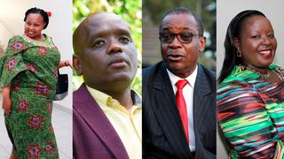 Millicent Omanga, Denis Itumbi, Evans Kidero and Bishop Margaret Wanjiru cas
