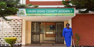 A view of Uasin Gishu County Assembly in Eldoret town on November 02, 2022.