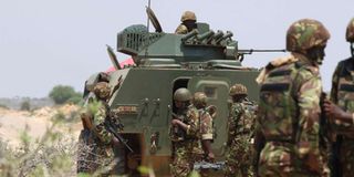 Kenya Defence Forces in Somalia.
