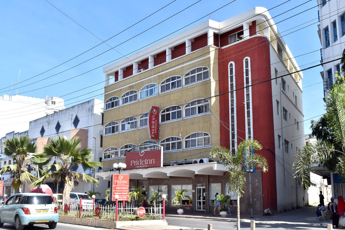 End of the road for PrideInn Hotel, in Mombasa city centre