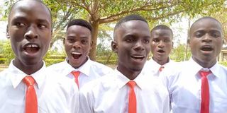 Kisii University Choir at the second edition of the Kenya Universities Performing Arts National Music Festival 