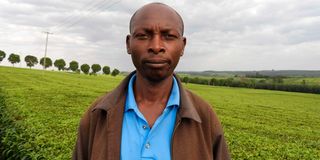 David Onyancha, a former employee of a tea multinational. 