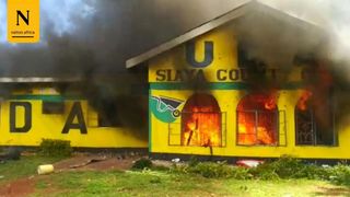 UDA office set ablaze in siaya protests