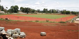 A view of Ruring'u stadium in Nyeri County