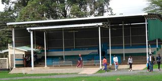 Main stand at Bomet Green stadium