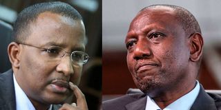 Ahmed Issack Hassan and William Ruto