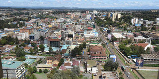 A view of Eldoret town in Uasin Gishu County on April 05, 2023A view of Eldoret town