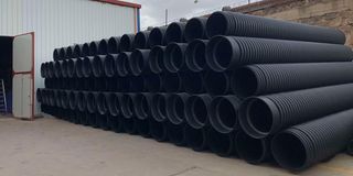 High-density polyethene (HDPE), Double walled corrugated (DWC), commonly known as HDPE DWC