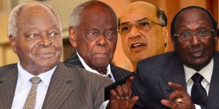 Mwai Kibaki, Charles Njonjo, Naushad Merali
