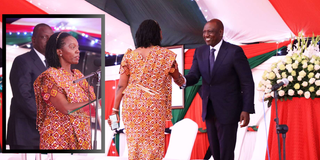 Martha Karua and William Ruto