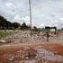 Demolitions at Kenyatta Stadium land in Kitale town, Trans Nzoia county on Monday