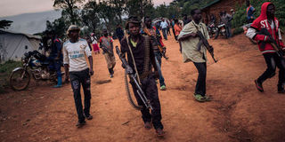 CODECO militiamen from the Lendu community
