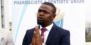 Kenya Medical Practitioners Pharmacists and Dentists Union (KMPDU) Secretary General Dr. Davji Bhimji Atellah