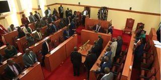 Kisii County Assembly in session