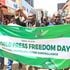 Journalists march during a peaceful procession to mark the World Press Freedom Day in Kisii in May last year.