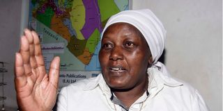 Former Kinangop MP Mary Wanjiru 