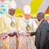 Rigathi Gachagua greets the Vatican Apostolic Nuncio to Kenya Hubertus Maria Van Megen